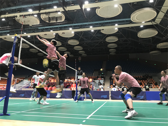 2023年省运会WilliamHill官网男队参加气排球比赛